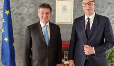 Ранији сусрет Лајчака и Вучића