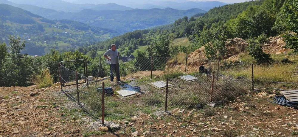 Личина показује изграђене раздјелне коморе водовода