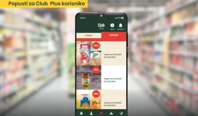 Popusti za Club Plus korisnike