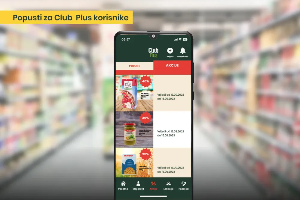 Popusti za Club Plus korisnike