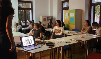 Detalj s prve radionice u NB "Radosav Ljumović"