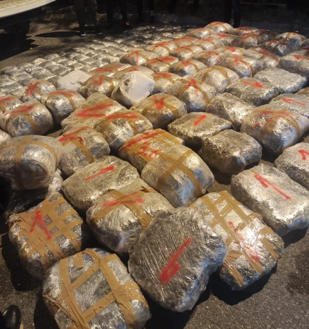 FOTO: Uprava Policije Crne Gore<br>Zaplijenjeno 500 kg marihuane- Božaj