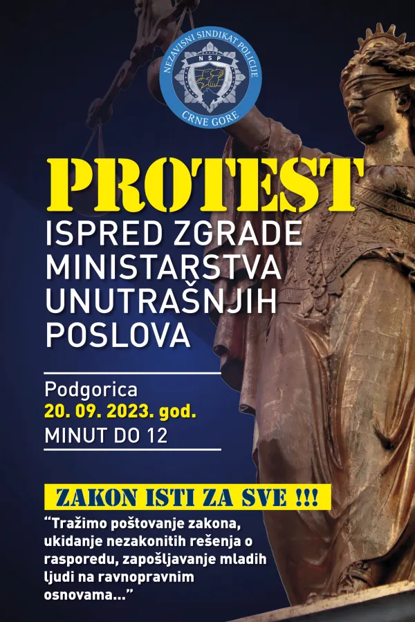 FOTO: Najava protesta