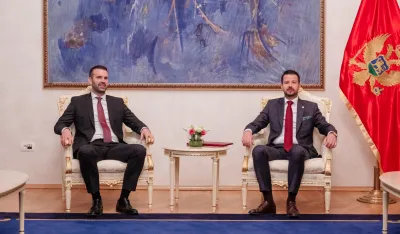 FOTO: KABINET PREDSJEDNIKA PREGOVORI MILATOVIĆ I SPAJIĆ