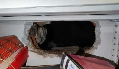 Отвор на зиду судског депоа откривен приликом пописа 