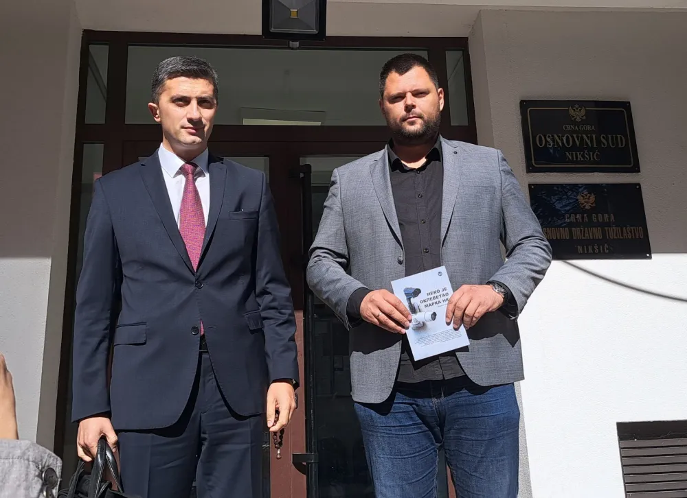 Marko Kovačević i advokat Sava Kostić