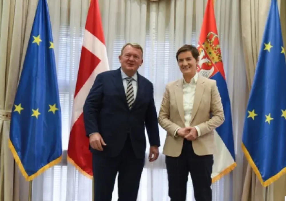 Brnabić i Rasmusen: Mir i stabilnost od presudnog značaja, neophodno smanjiti tenzije