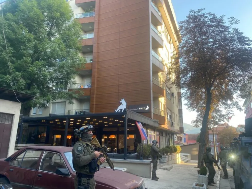 Jedna od lokacija koja je pretresana u Sjvernoj Mitrovici