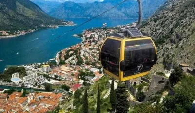 Од Ловћена до Котора за 11 минута (илустрација)