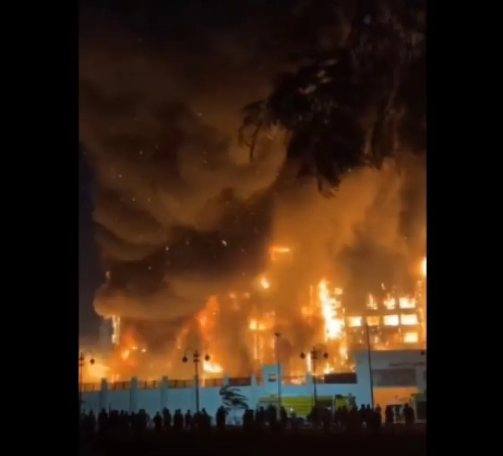 Požar u Ismailiji na Sueckom kanalu