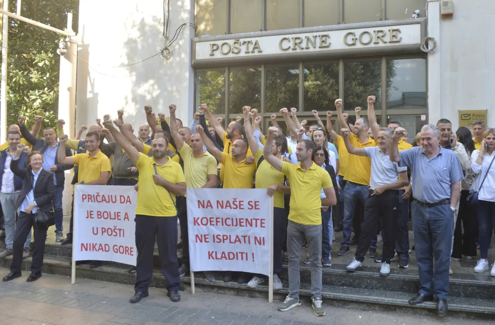 Problemi u pravosuđu zbog &scaron;trajka dijela zaposlenih u Po&scaron;ti: Advokati postali sopstveni po&scaron;tari