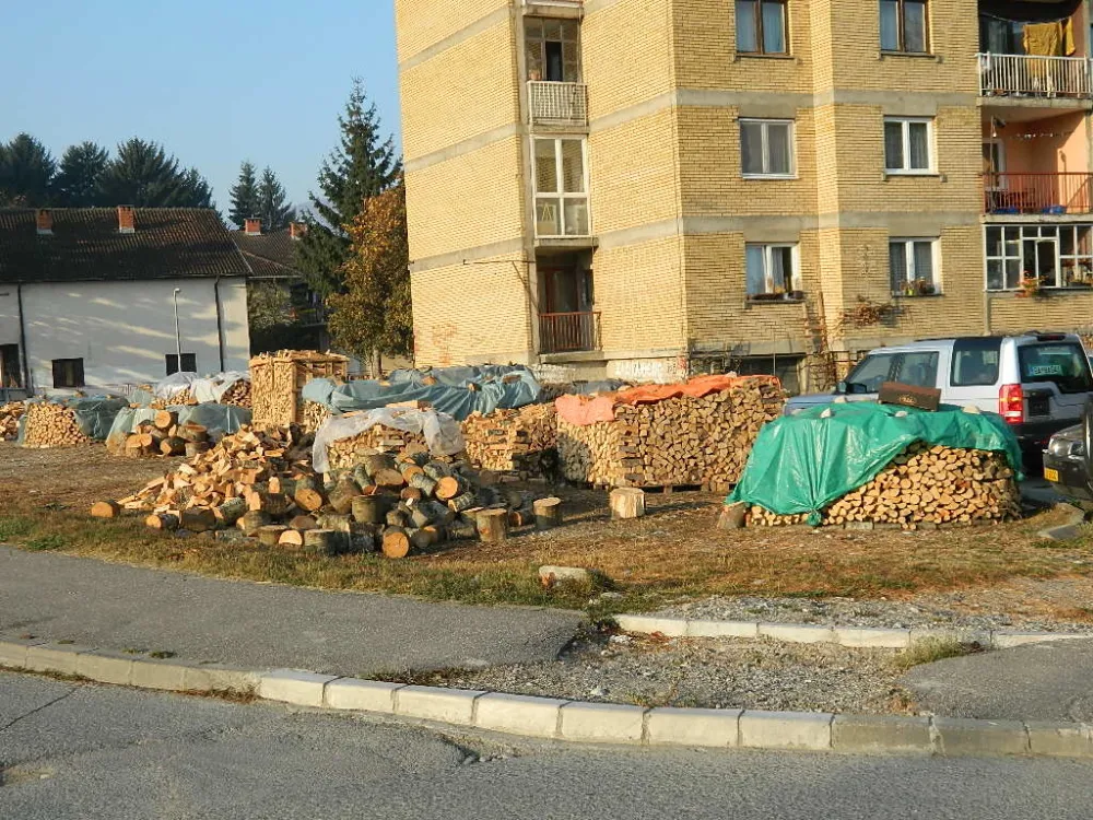 Дрвљаници и даље "красе" дворишта стамбених зграда