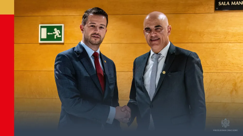 Milatović sa predsjednikom &Scaron;vajcarske: Otvaranje ambasade unaprijediće odnose dvije države