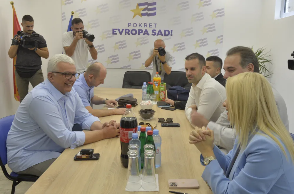 Pregovori Evropa sad i koalicija za buducnost CG