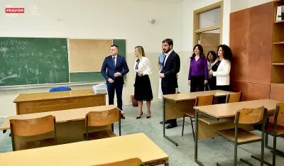 Vojinović u posjeti O&Scaron; Njego&scaron; u Kotoru