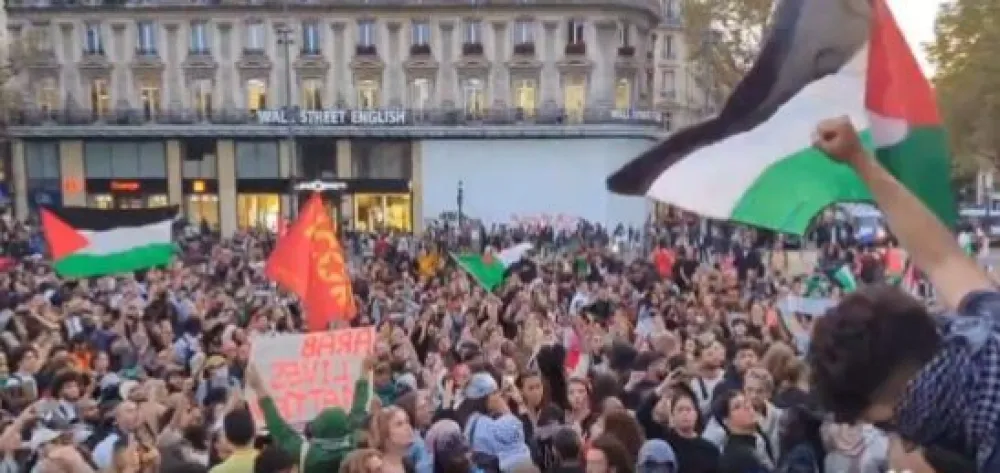 Pariz, propalestinski protesti