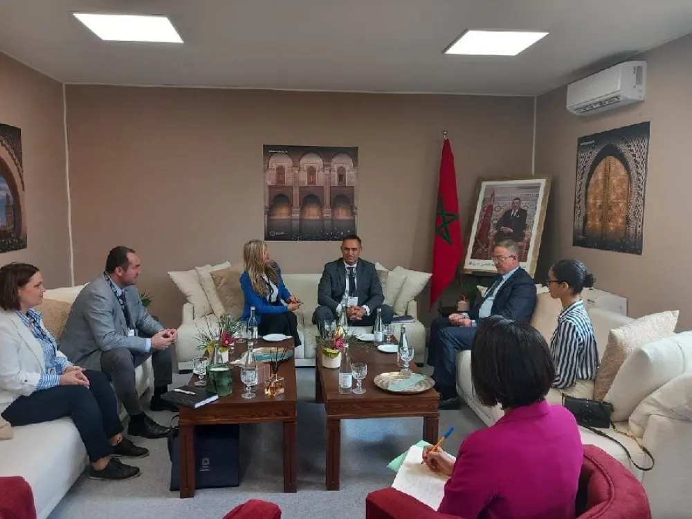 RazgovoriDamjanovića sa kolegom iz marokanske vlade 