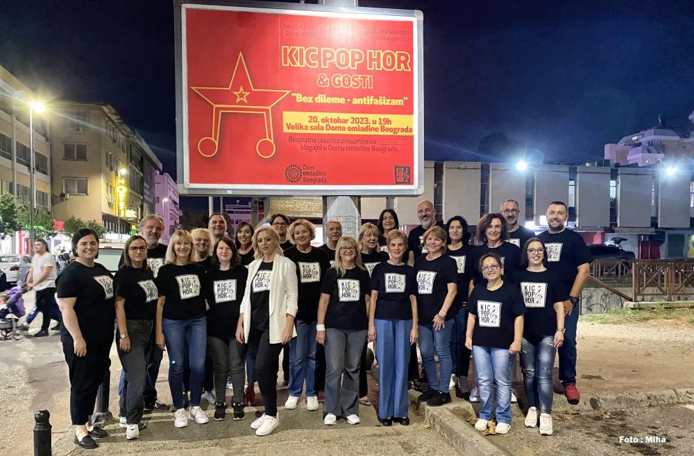 Sa ponosom pjevamo antifa&scaron;istički repertoar