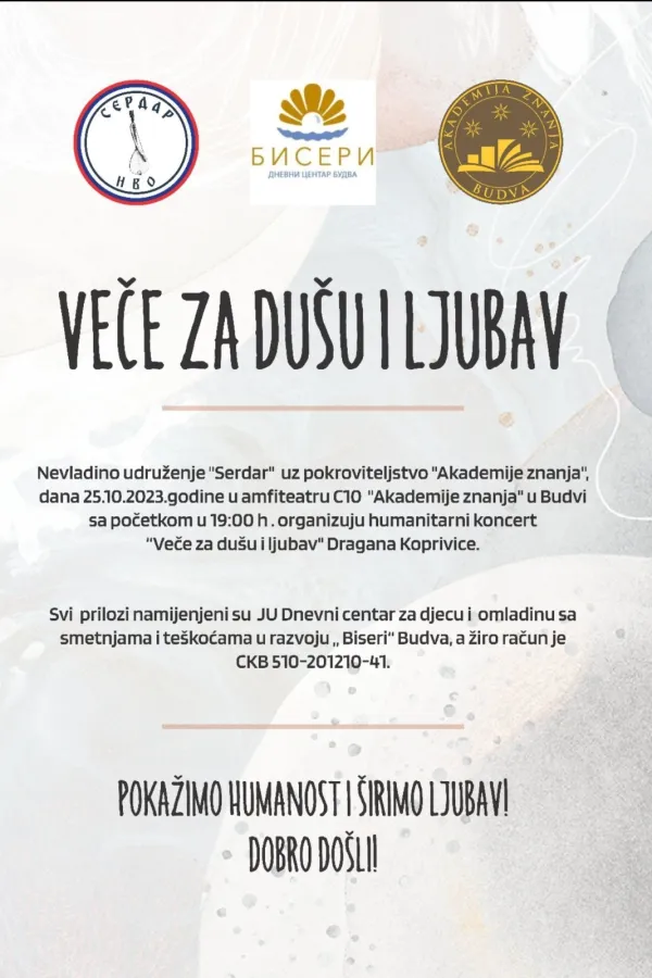 Humanitarni koncert u Budvi