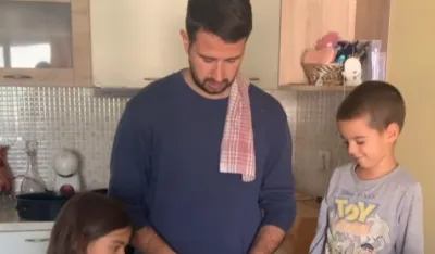 Jakov Milatović sa djecom