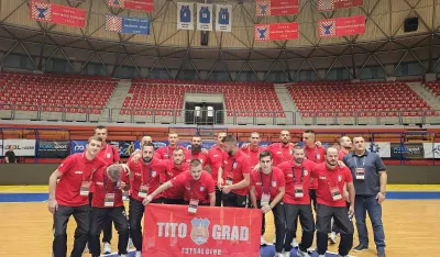 Ekipa Titograda u dvorani "Dražen Petrović"
