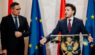 Damjanović i Abazović (foto: Vlada CG)