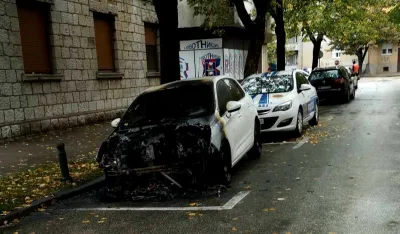 Zapaljen automobil u Nik&scaron;iću
