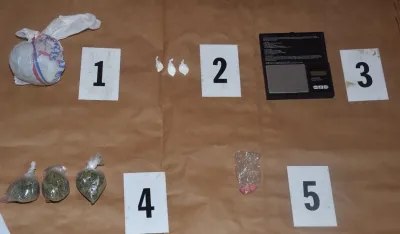Zaplijenjena droga i vaga