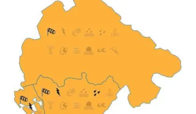 Na snazi narandžasti meteoalarm: Mjestimično pljuskovi i grmljavina