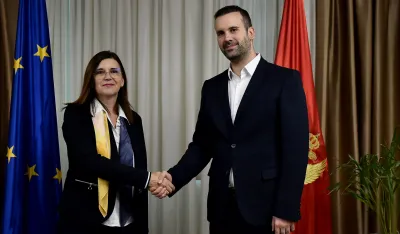 Milojko Spajić i Kristina Oana Popa