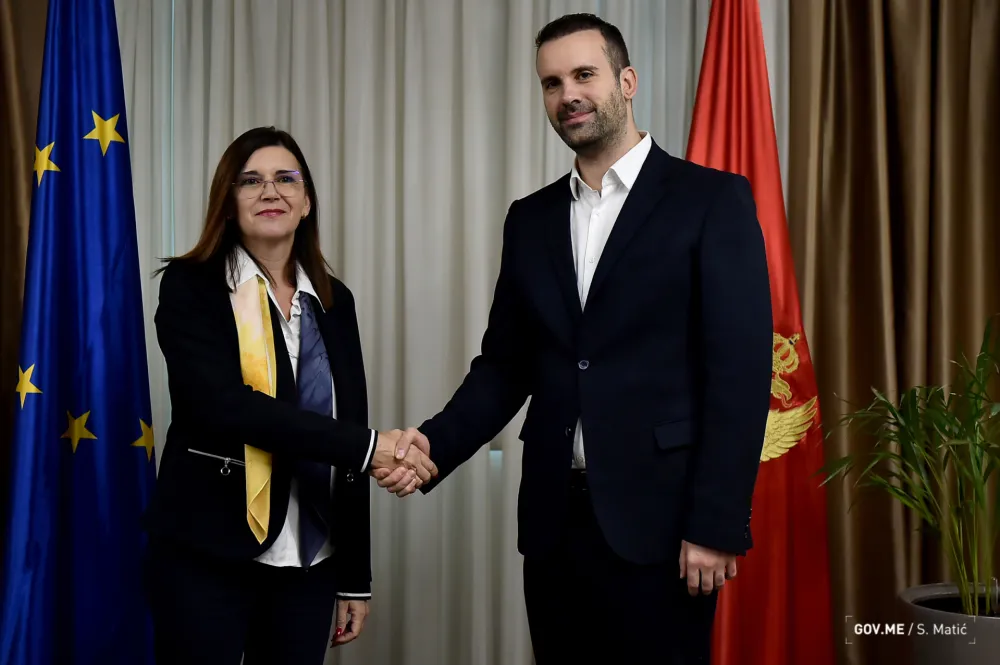 Milojko Spajić i Kristina Oana Popa