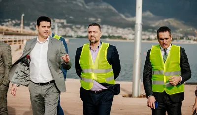 luka bar, obilazak, pjescic direktor, ministar, ministri, goran djurovic, aleksandar damjanovic