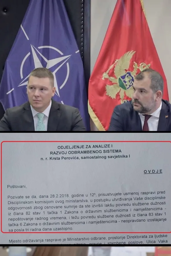 Sa nedavnog preuzimanja dužnosti novog ministra/Perović (crveni krug) Foto: MO/PRESS<br>