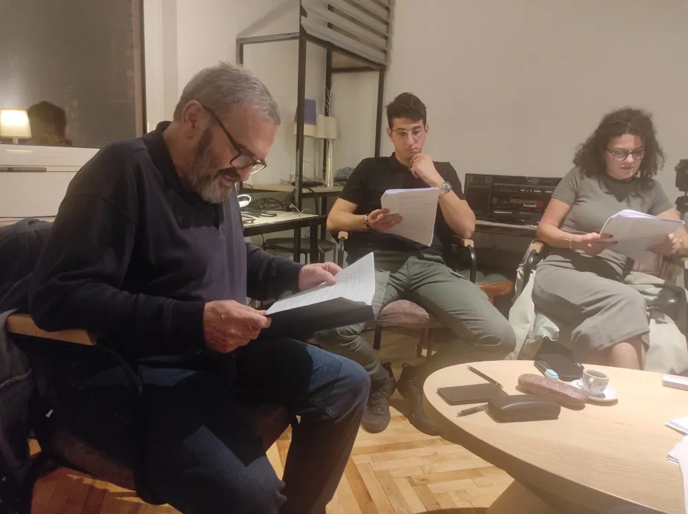 Детаљ с првих читајућих проба