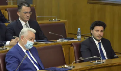 Skupstina Crne Gore, Sjednica parlamenta o smjeni ministra Leposavica,skupstina Crne Gore 2021, Skupstina novi saziv, nova skupstinska vecina, nova parlamentarna vecina, Zdravko Krivokapic, Dritan Abazovic, Vladimir Leposavic