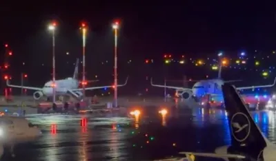Hamburg, zatvoren aerodrom