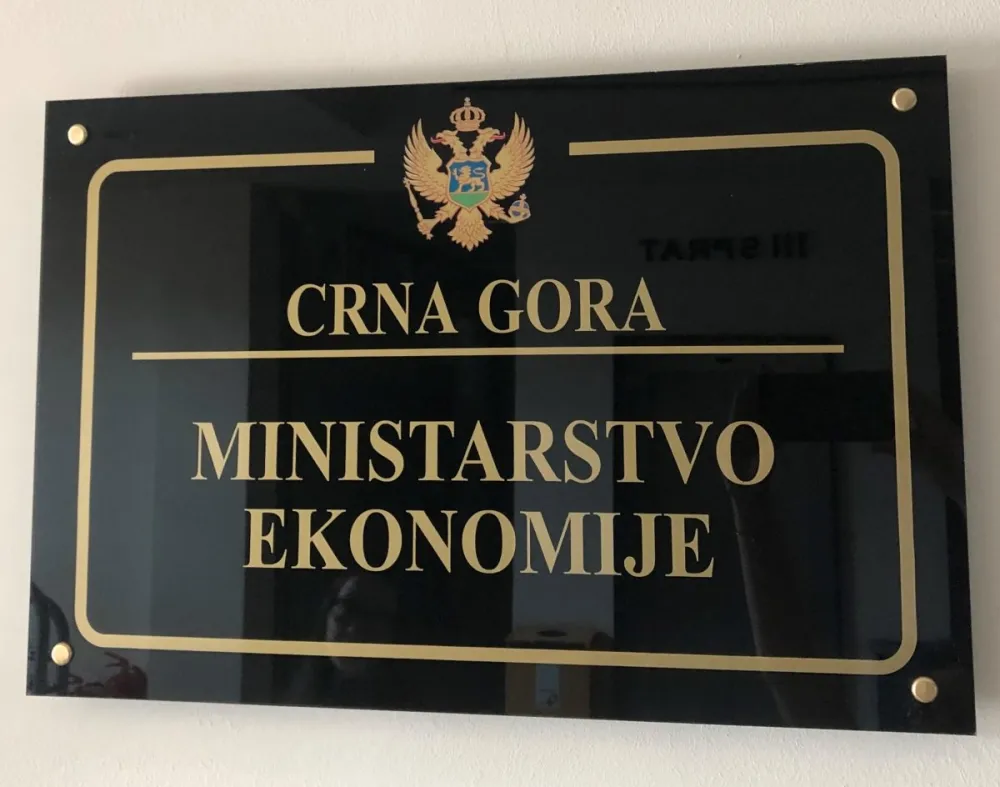MINISTARSTVO EKONOMIJE tabla