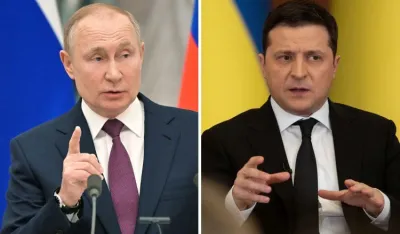 Путин и Зеленски