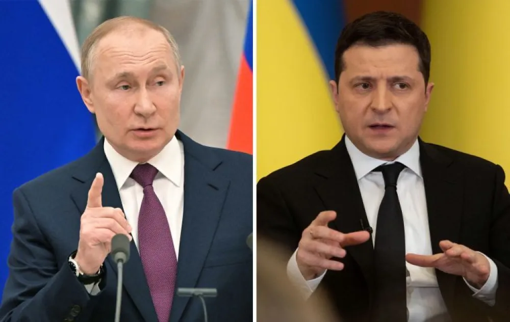 Путин и Зеленски