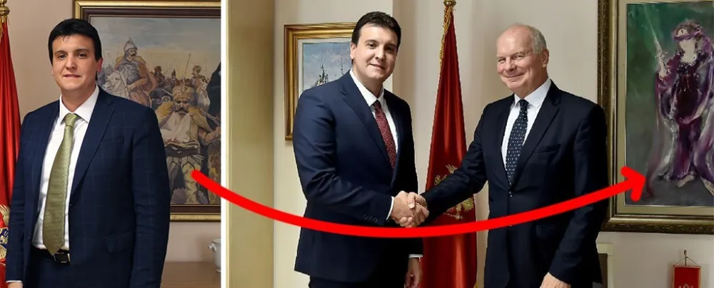 Ministar lično pospremio kancelariju: Milović uklonio "Seobu Srba" i vratio "Justiciju"