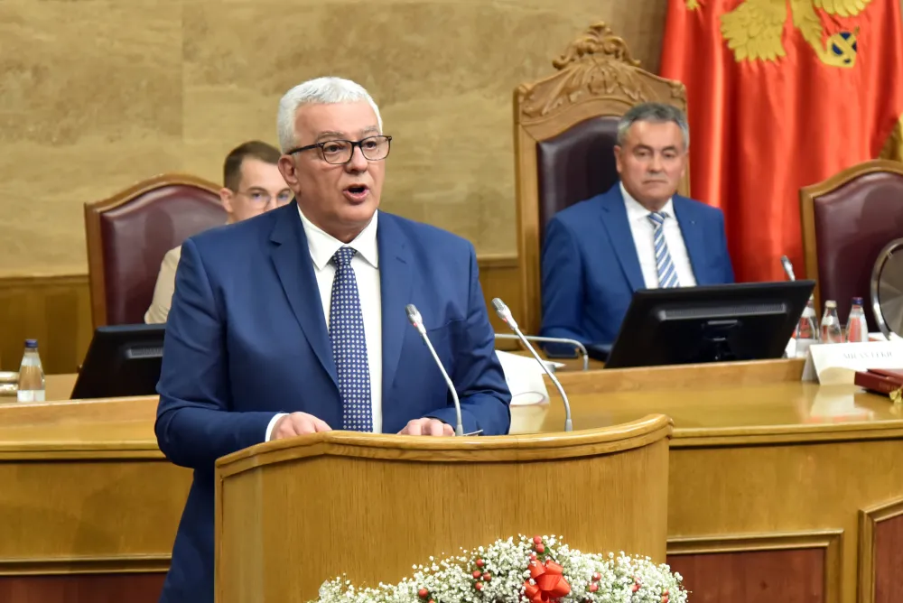 Andrija Mandic, 44 Vlada Crne Gore, Vlada Crne Gore, Izbor 44 Vlade Crne Gore,premijer,mandatar, Skupstina Crne Gore 28 saziv, Sjednica Skupstine Crne Gore 28 saziva, Sjednica Skupstine Crne Gore, Nastavak sjednice Skupstine Crne Gore 28 saziva, Konstituisanje 28 saziva Skupstine Crne Gore