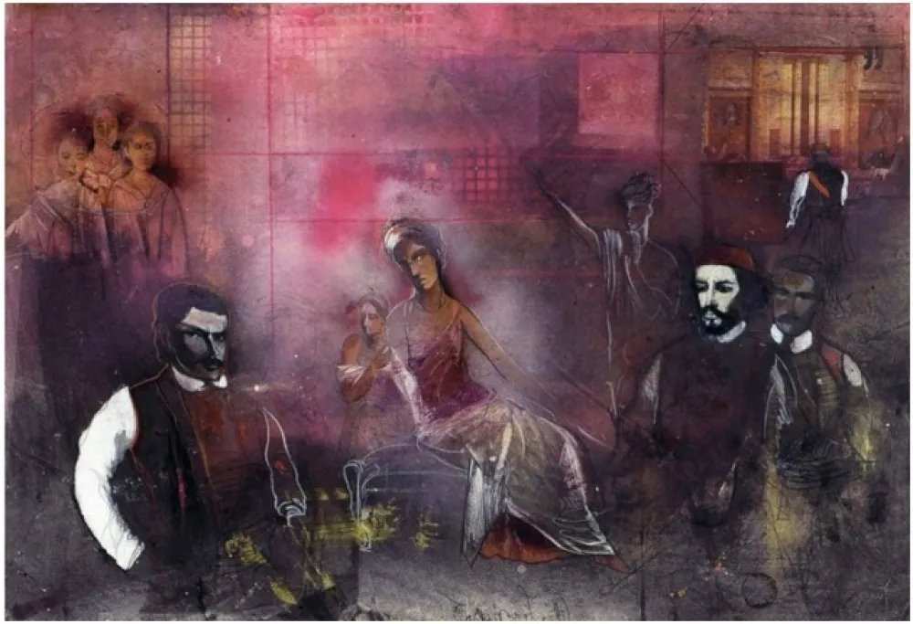 Olja Ivanjicki, "Njego&scaron; u Pompeji", 1997.