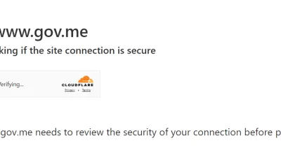 Vlada opet nedostupna