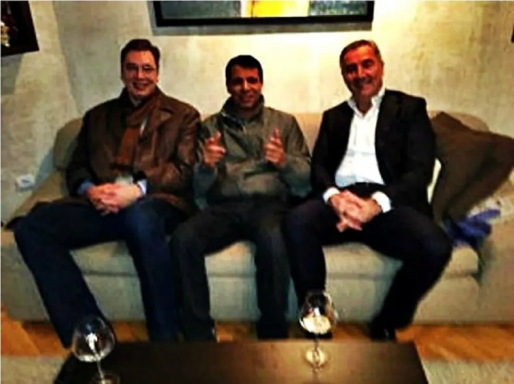 Vučić, Dahlan i Đukanović