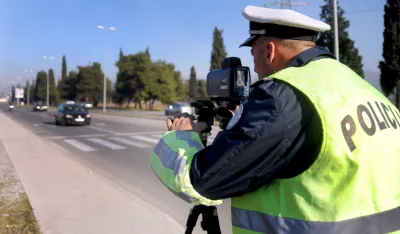 reprtaza sa saobracajnom policijom i prezentacija novih radara