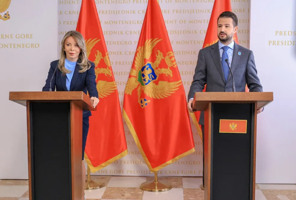 Irena Radović i Jakov Milatović