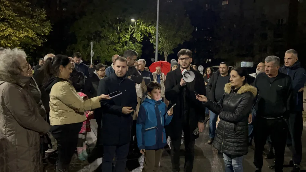 Машковић и Чарапић на протесту грађана 