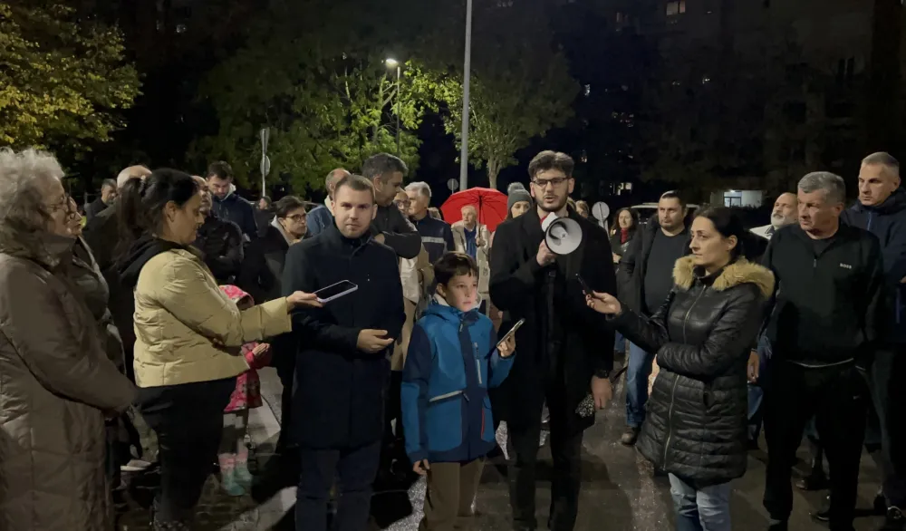 Машковић и Чарапић на протесту грађана 