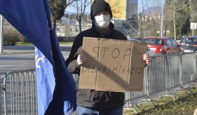 Protest bivsih radnika i penzionera Zeljezare, protest, zeljezara, penzioneri, bivsi radnici