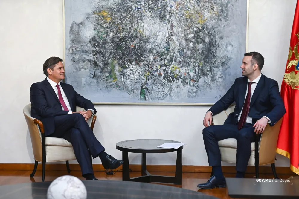 Milojko Spajić sa&nbsp;Kristoferom &Scaron;eldonom<br>